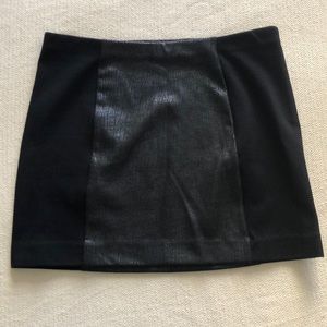 Express Black Mini Skirt